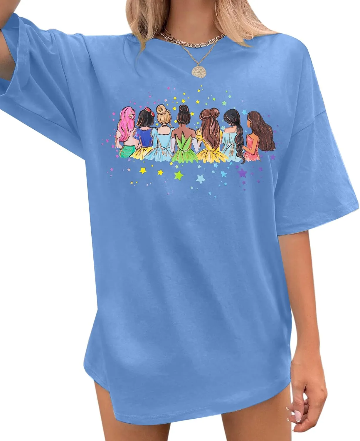 UNIQUEONE Magical Shirt for Women: Magic Kingdom Tshirt Princess Shirt Family Vacation Trip Tee