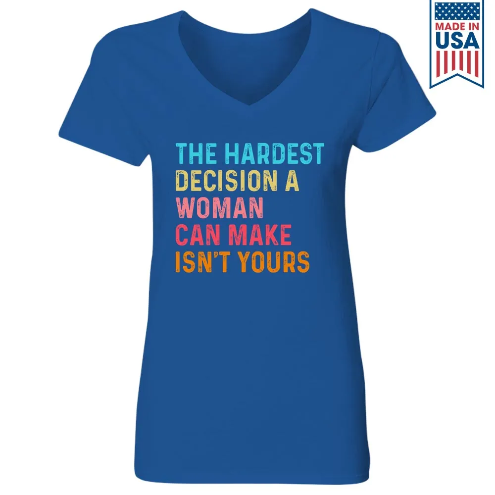 Women's V-neck T-shirt TSVB504