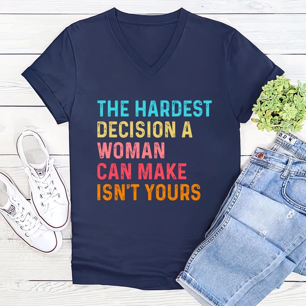 Women's V-neck T-shirt TSVB504