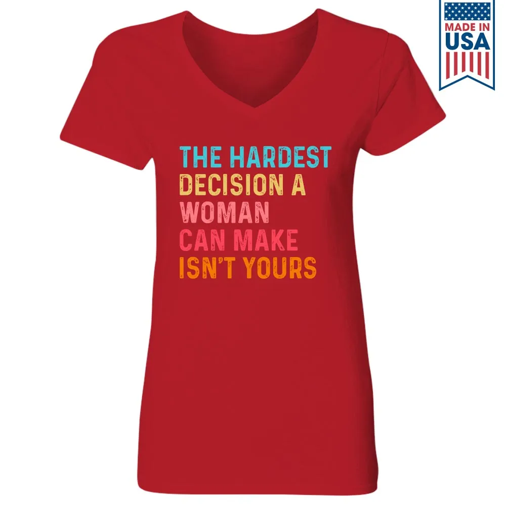 Women's V-neck T-shirt TSVB504