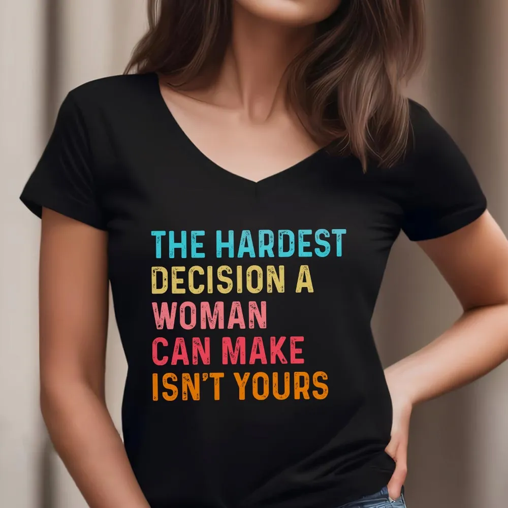 Women's V-neck T-shirt TSVB504