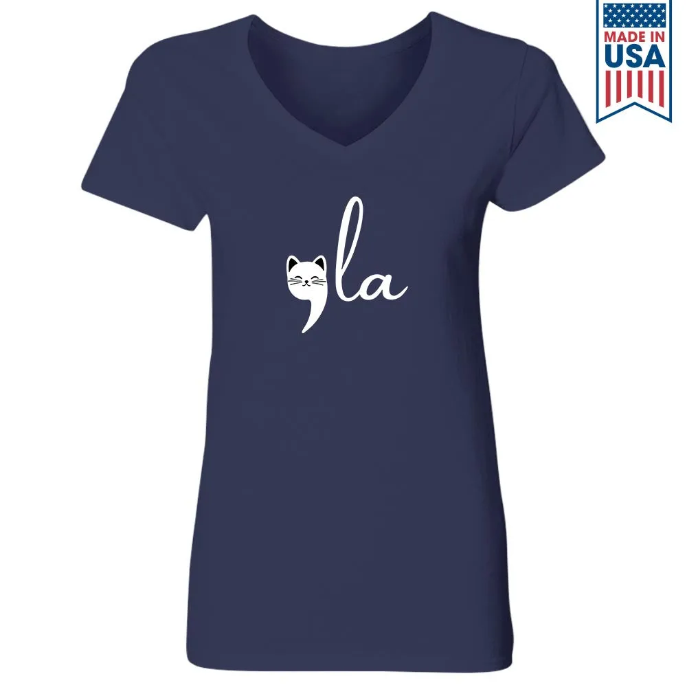 Women's V-neck T-shirt TSVB680