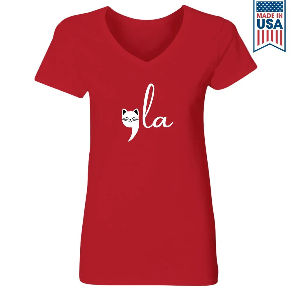 Women's V-neck T-shirt TSVB680