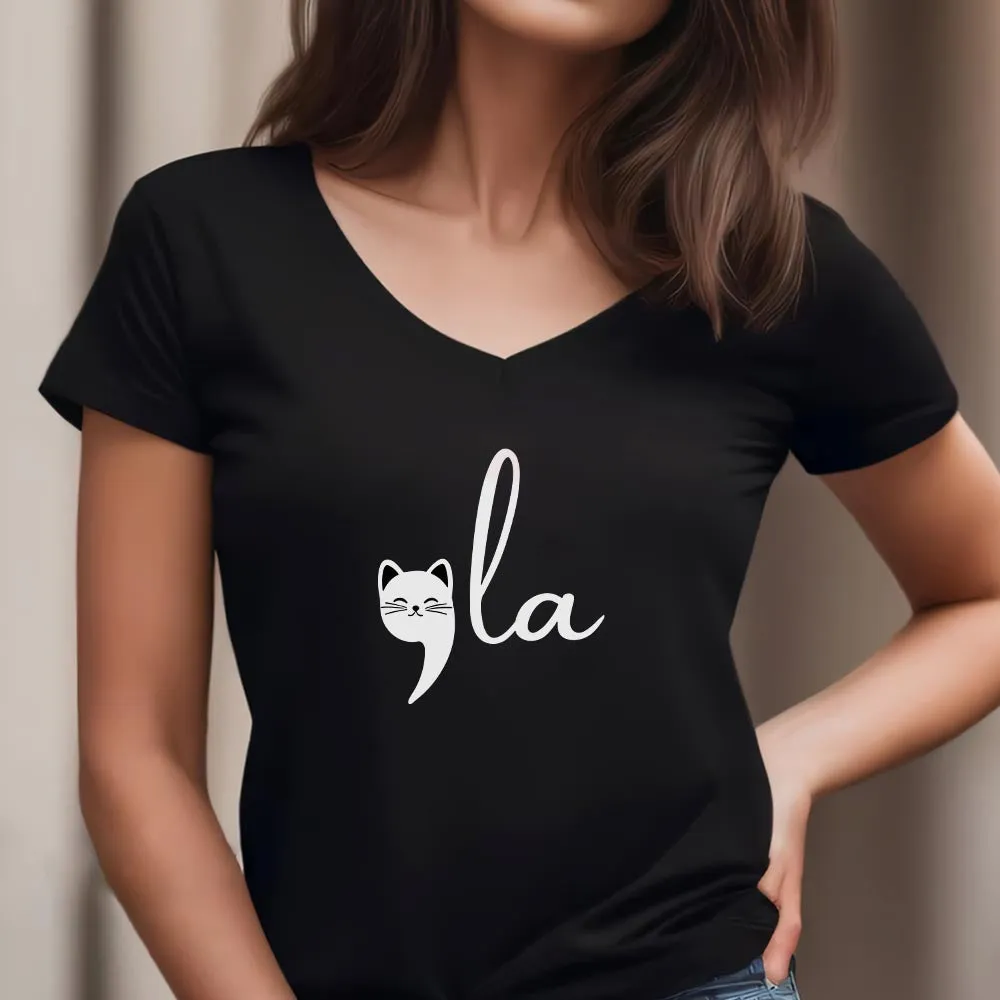 Women's V-neck T-shirt TSVB680