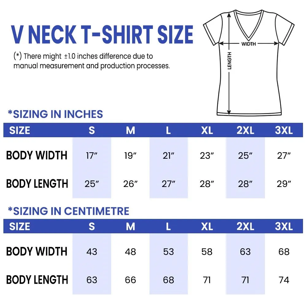 Women's V-neck T-shirt TSVB724