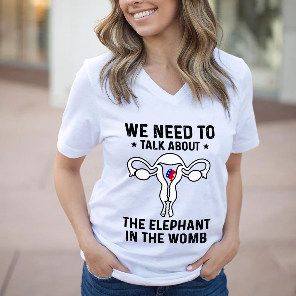 Women's V-neck T-shirt TSVW621