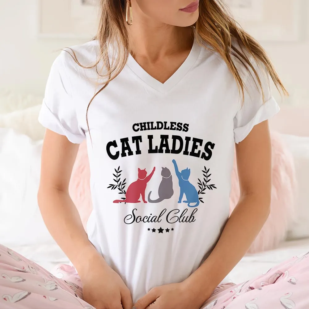 Women's V-neck T-shirt TSVW669