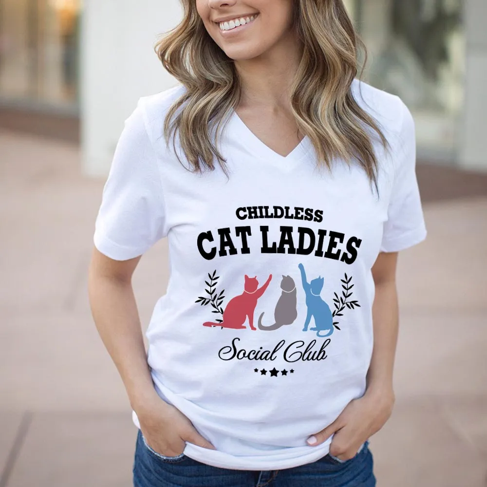 Women's V-neck T-shirt TSVW669