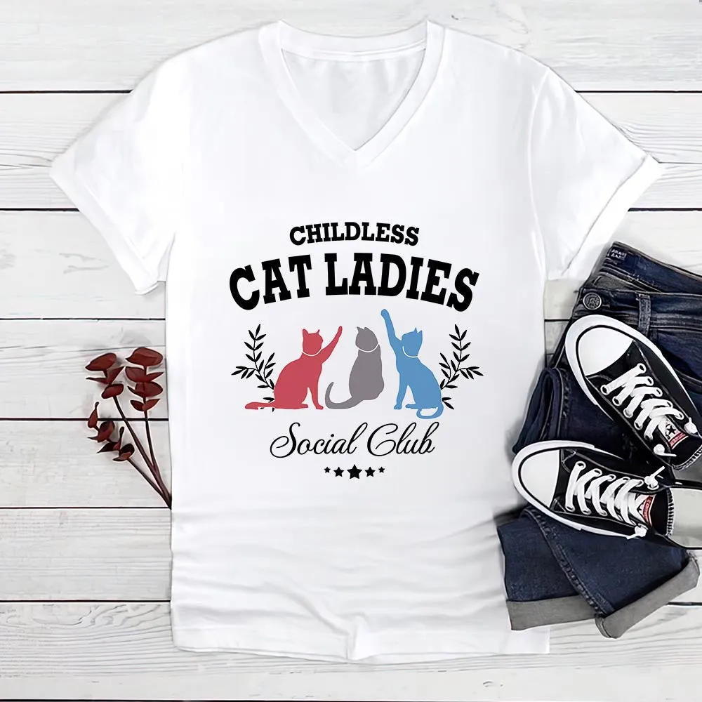 Women's V-neck T-shirt TSVW669